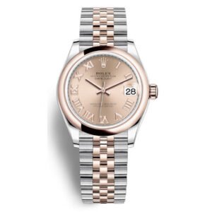 Replica--Datejust 31 Rose Dial Automatic Ladies Steel and 18kt Everose Gold Jubilee Watch 278241PRJ