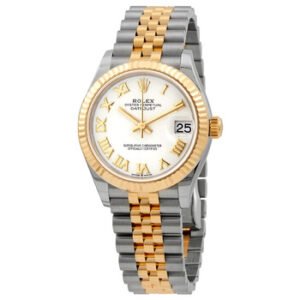 Replica--Datejust 31 White Dial Automatic Ladies Steel and 18kt Yellow Gold Jubilee Watch 278273WRJ