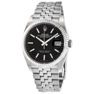 Replica--Datejust 36 Automatic Black Dial Ladies Watch 126234BKSJ