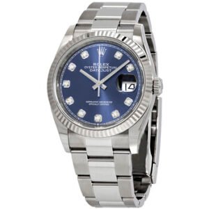 Replica--Datejust 36 Automatic Blue Diamond Dial Oyster Watch 126234BLDO