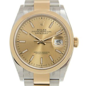 Replica--Datejust 36 Automatic Champagne Dial Men's Steel and 18K Yellow Gold Oyster Watch 126203CSO