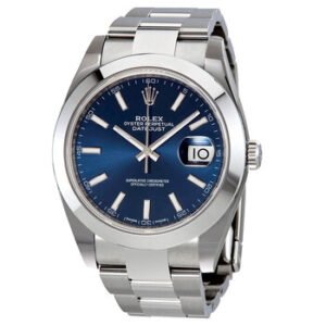 Replica--Datejust 41 Blue Dial Stainless Steel Men's Watch 126300BLSO