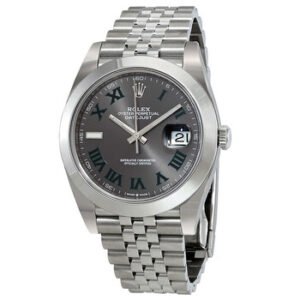 Replica--Datejust 41 Slate Dial Automatic Men's Jubilee Watch 126300GYRJ