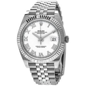 Replica--Datejust 41 White Dial Automatic Men's Jubilee Watch 126334WRJ