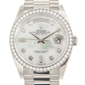 Replica--Day-Date 36 Mother of Pearl Diamond Dial 18kt White Gold President Watch 128349MDP