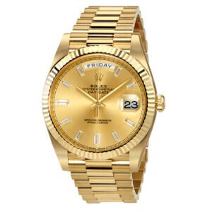 Replica--Day-Date 40 Champagne Dial 18K Yellow Gold President Automatic Men's Watch 228238CDP