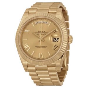 Replica--Day-Date 40 Champagne Dial 18K Yellow Gold President Automatic Men's Watch 228238CRSP