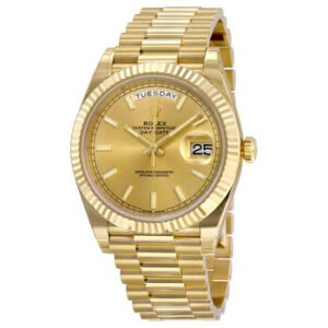 Replica--Day-Date 40 Champagne Dial 18K Yellow Gold President Automatic Men's Watch 228238CSP