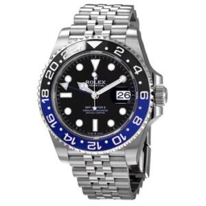 Replica--GMT-Master II GMT Black Dial Batman Bezel Men's Watch 126710blnr