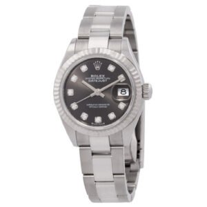 Replica--Lady Datejust Automatic Grey Diamond Dial Ladies Oyster Watch 279174GYDO