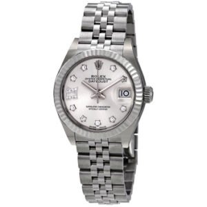 Replica--Lady Datejust Automatic Silver Roman Diamond Dial Ladies Jubilee Watch 279174SRDJ