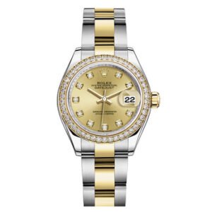 Replica--Lady Datejust Champagne Diamond Dial Automatic Watch 279383CDO