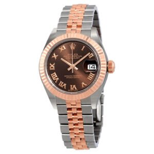 Replica--Lady Datejust Chocolate Dial Diamond Automatic Watch 279171CHRJ