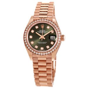 Replica--Lady-Datejust Automatic Diamond Green Dial Ladies Watch 279135GNDP