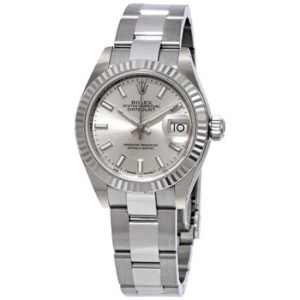 Replica--Lady-Datejust Silver Dial Automatic Ladies Oyster Watch 279174SSO