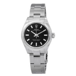 Replica--Oyster Perpetual 28 Automatic Chronometer Black Dial Ladies Watch 276200BKSO