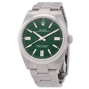 Replica--Oyster Perpetual 41mm Automatic Chronometer Green Dial Men's Watch M134300-0004