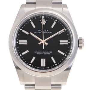 Replica--Oyster Perpetual Automatic Chronometer Black Dial Men's Watch M134300-0008