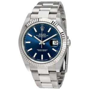 Replica--Oyster Perpetual Datejust 41 Blue Dial Automatic Men's Watch 126334BLSO