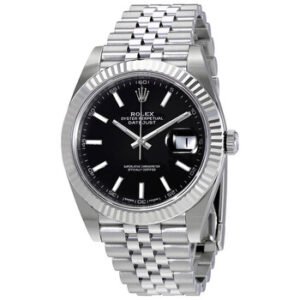 Replica--Oyster Perpetual Datejust Black Dial Jubilee Men's Watch 126334BKSJ