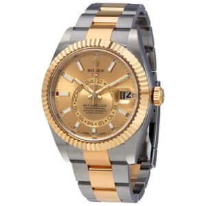 Replica--Oyster Perpetual Sky-Dweller Champagne Dial Automatic Men's Watch 326933CSO