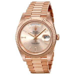 Replica--President Day Date Rose Dial Men's Watch 228235SNDP