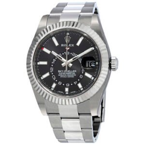 Replica--Sky-Dweller Black Dial Automatic Men's Oyster Watch 326934BKSO