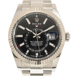 Replica--Sky-Dweller GMT Automatic Chronometer Black Dial Men's Watch 336934-0007