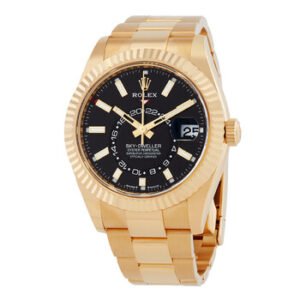 Replica--Sky-Dweller GMT Automatic Chronometer Black Dial Men's Watch 336938-0002