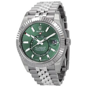 Replica--Sky-Dweller GMT Automatic Chronometer Green Dial Men's Watch 336934-0002