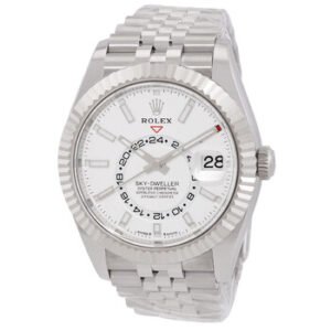 Replica--Sky-Dweller GMT Automatic Chronometer White Dial Men's Watch 336934-0004