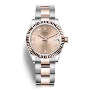 Replica--Datejust 31 Rose Dial Automatic Ladies Steel and 18kt Everose Gold Oyster Watch 278271PKRO