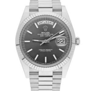 Replica--Day-date Automatic Chronometer Grey Dial Men's Watch 228239RSP