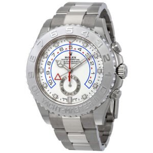 Replica--Yacht-Master II White Dial Automatic Men's 18k White Gold and Platinum Oyster Watch 116689-0002