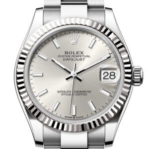 Rolex Datejust 31 Silver Dial Fluted Bezel Ladies Watch 278274 278274-0011
