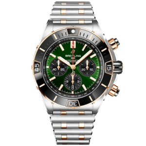 Super Chronomat 44mm Two-Tone Green Dial Men's Automatic Watch