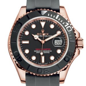 Rolex Yacht-Master 40 Automatic Black Dial 18kt Everose Gold Watch 126655