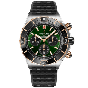 Super Chronomat 44mm Two-Tone Green Dial Men's Automatic Watch