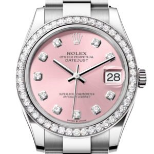 Rolex Datejust 31 Pink Diamond Dial Ladies Watch 278384RBR 278384RBR-0035