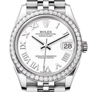 Rolex Datejust 31 White Roman Dial Jubilee Ladies Watch 278384RBR 278384RBR-0014