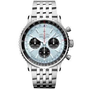 Navitimer 43mm Ice Blue/Black Dial Automatic Chronograph Watch