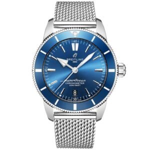 Superocean Heritage II 44mm Blue Dial Automatic Bracelet Watch