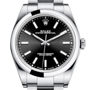 ROLEX OYSTER PERPETUAL 39 Black Dial Men's Watch 114300