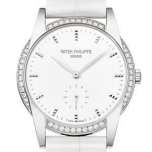 PATEK PHILIPPE Calatrava Gold White Dial 33mm Ladies Watch 7122/200G