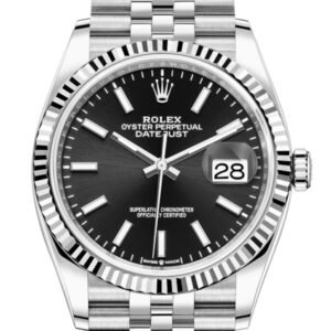 Rolex Datejust 36 Black Dial Automatic Jubilee Watch 126234