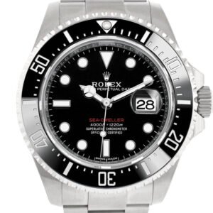 ROLEX Sea Dweller Black Dial Stainless Steel Mens Watch 126600