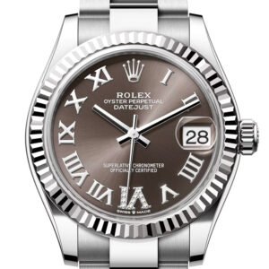 Rolex Datejust 31 Brown Roman Dial Fluted Bezel Ladies Watch 278274 278274-0027