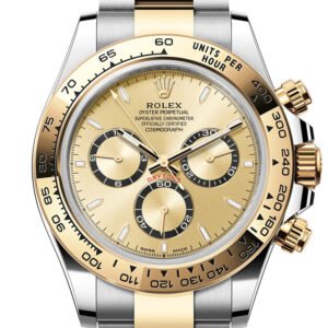 Rolex Daytona 40 Golden Dial Yellow Gold Stainless Steel Mens Watch 126503