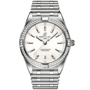 Chronomat 32mm White Diamond Dial & Bezel Ladies Watch