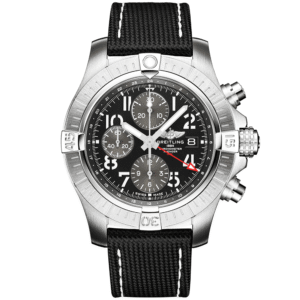 Avenger GMT 45mm Black/Grey Dial Automatic Chronograph Strap Watch